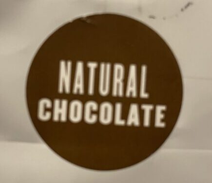 ナチュラルチョコレートのラベル